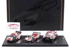 3-Car Set Toyota Gazoo Racing Triple Champion 2023 1:43 Spark