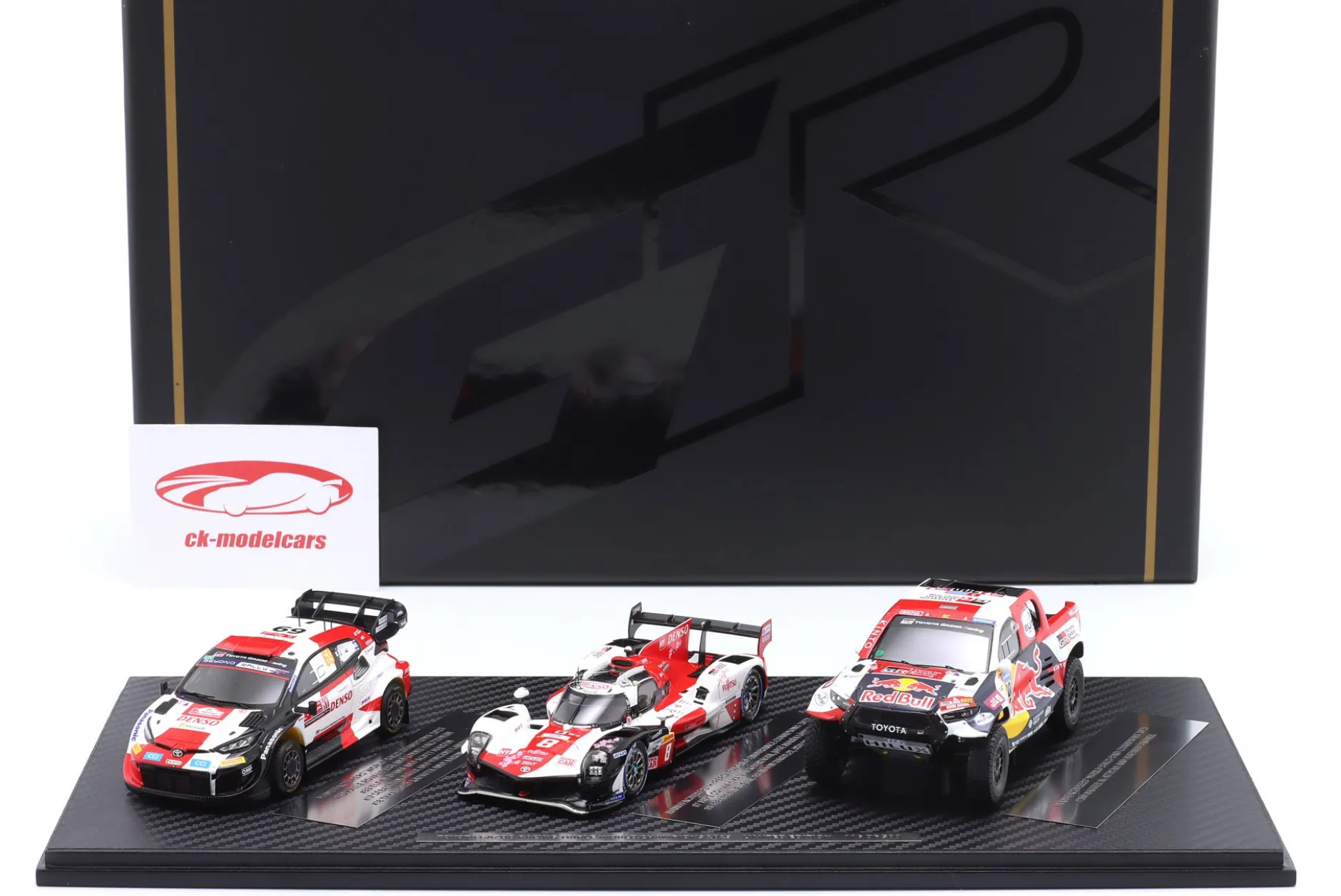 3-Car Set Toyota Gazoo Racing Triple Champion 2023 1:43 Spark