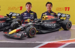 2-Car Set Verstappen #1 & Perez #11 Formel 1 Weltmeister 2024 1:43 Bburago