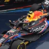 2-Car Set Verstappen #1 & Perez #11 USA GP Formel 1 Weltmeister 2023 1:43 Minichamps