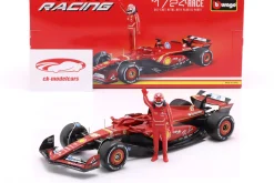 Charles Leclerc Ferrari SF-24 #16 Formel 1 2024 mit Figur 1:24 Bburago