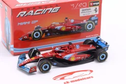 Charles Leclerc Ferrari SF-24 #16 2nd Miami GP Formel 1 2024 1:43 Bburago