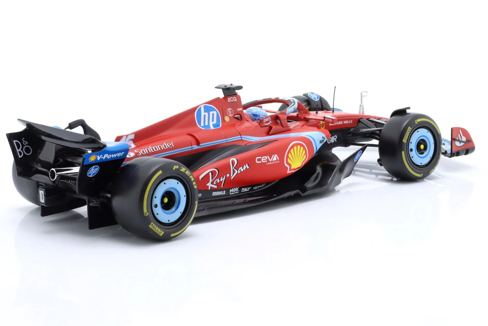 Charles Leclerc Ferrari SF-24 #16 3rd Miami GP Formel 1 2024 1:18 Bburago