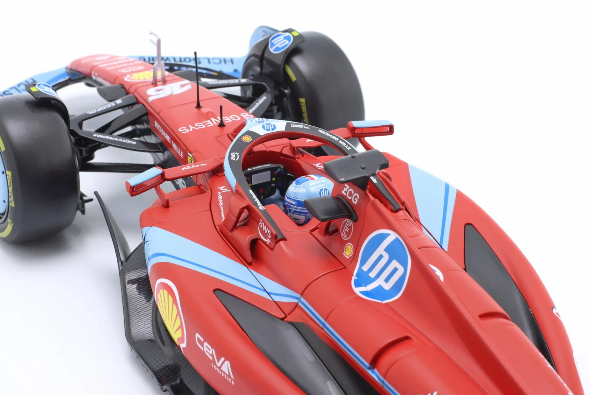Charles Leclerc Ferrari SF-24 #16 3rd Miami GP Formel 1 2024 1:18 Bburago