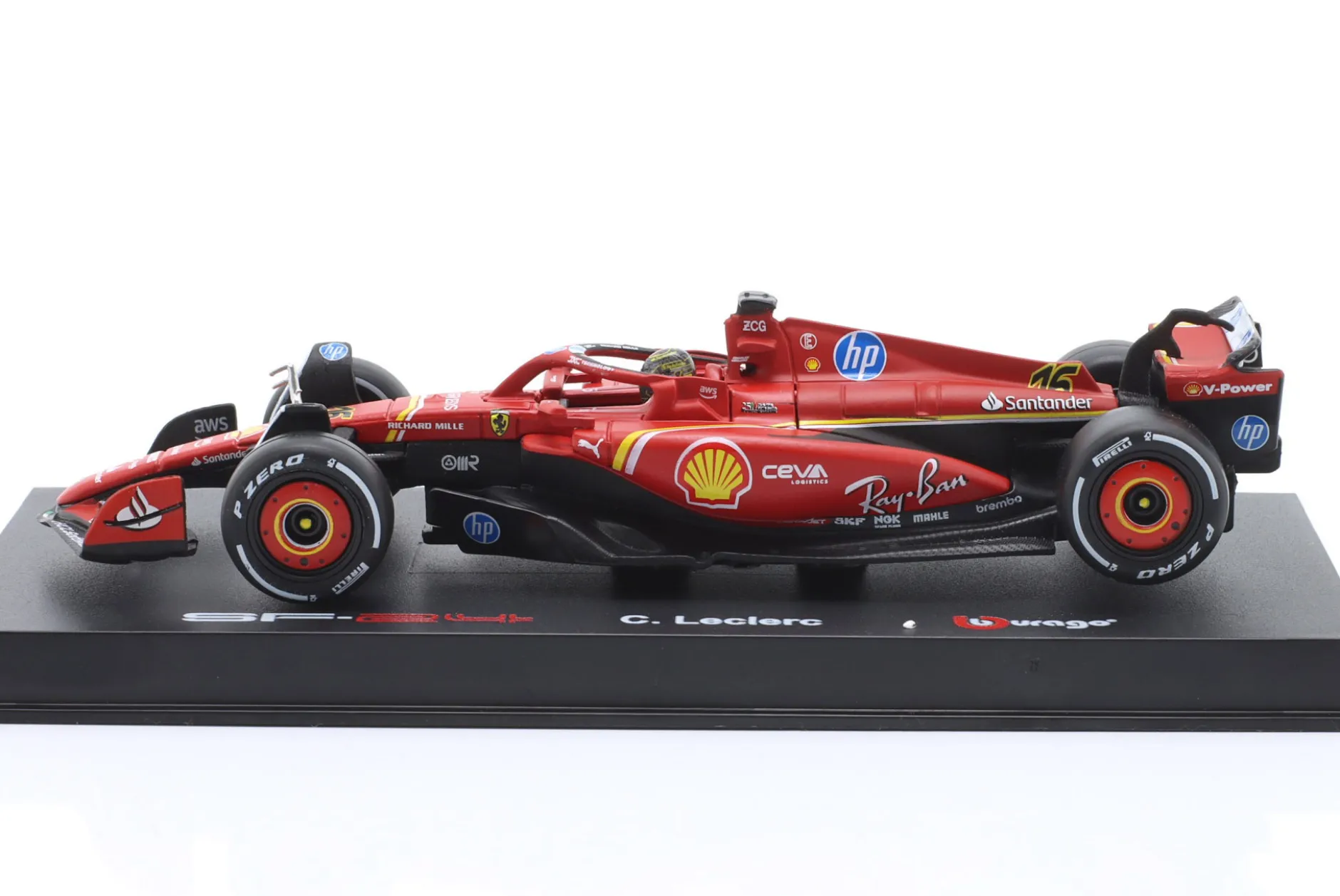 Charles Leclerc Ferrari SF-24 #16 Sieger Italien GP Formel 1 2024 1:43 Bburago