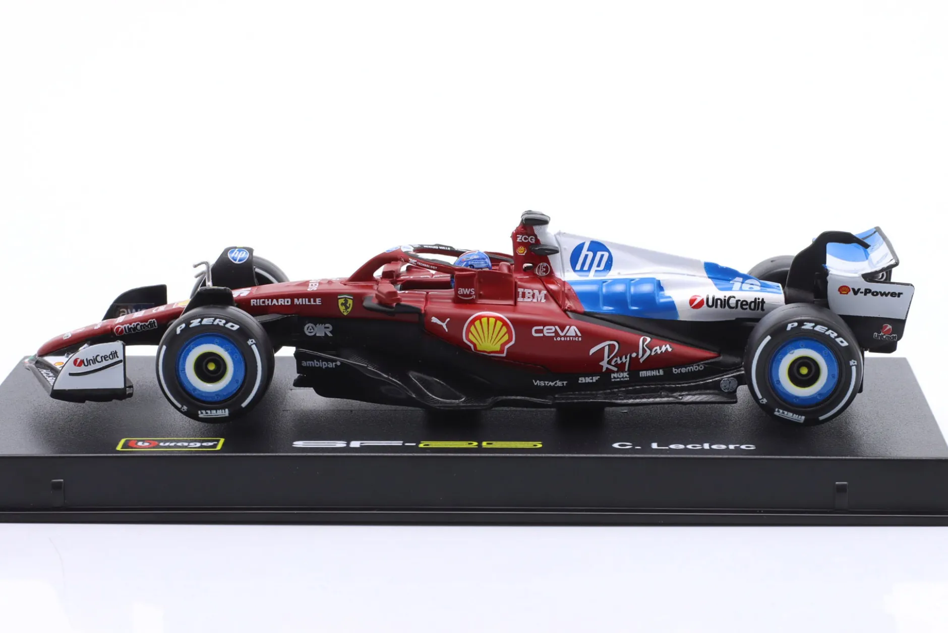 Charles Leclerc Ferrari SF-25 #16 7th Miami GP Formel 1 2025 1:43 Bburago