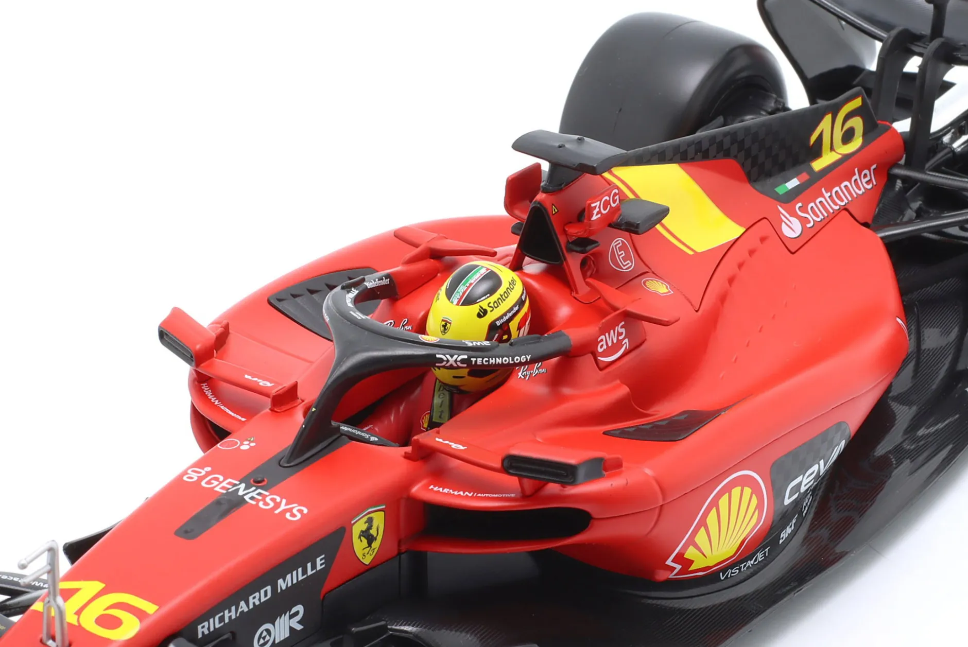 Charles Leclerc Ferrari SF-23 #16 4th Italien GP Formel 1 2023 1:18 Bburago