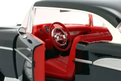 Chevrolet Bel Air Coupe Baujahr 1957 schwarz 1:18 Maisto