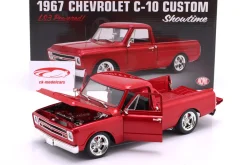 Chevrolet C-10 Custom Showtime Pickup LS3 Powered Baujahr 1967 rot 1:18 GMP
