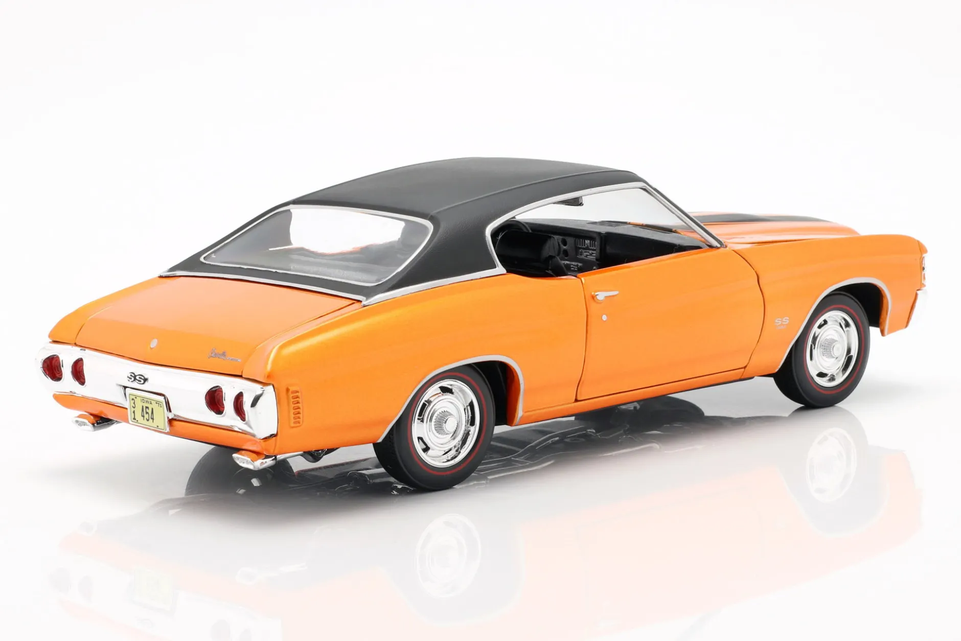 Chevrolet Chevelle SS 454 Sport Coupe 1971 orange metallic / schwarz 1:18 Maisto