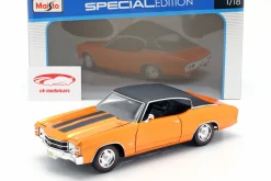 Chevrolet Chevelle SS 454 Sport Coupe 1971 orange metallic / schwarz 1:18 Maisto