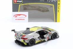 Chevrolet Corvette C8.R #4 Presentation Car 2020 grau / gelb 1:24 Bburago