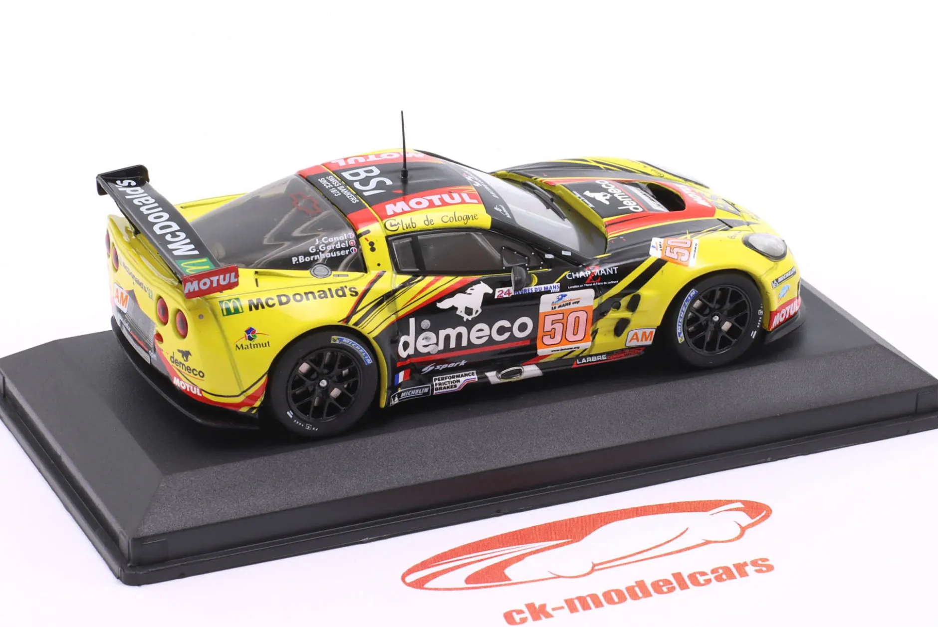 Chevrolet Corvette C6.R #50 Sieger LMGTE-Am 24h LeMans 2011 Larbre Competition 1:43 Altaya