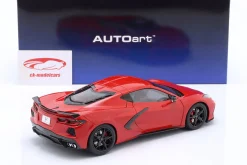 Chevrolet Corvette C8 Stingray Z51 Baujahr 2020 fackelrot 1:18 AUTOart
