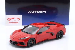 Chevrolet Corvette C8 Stingray Z51 Baujahr 2020 fackelrot 1:18 AUTOart