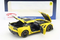 Chevrolet Corvette C7 Z06 C7R Edition 2015 gelb / schwarz 1:18 AUTOart