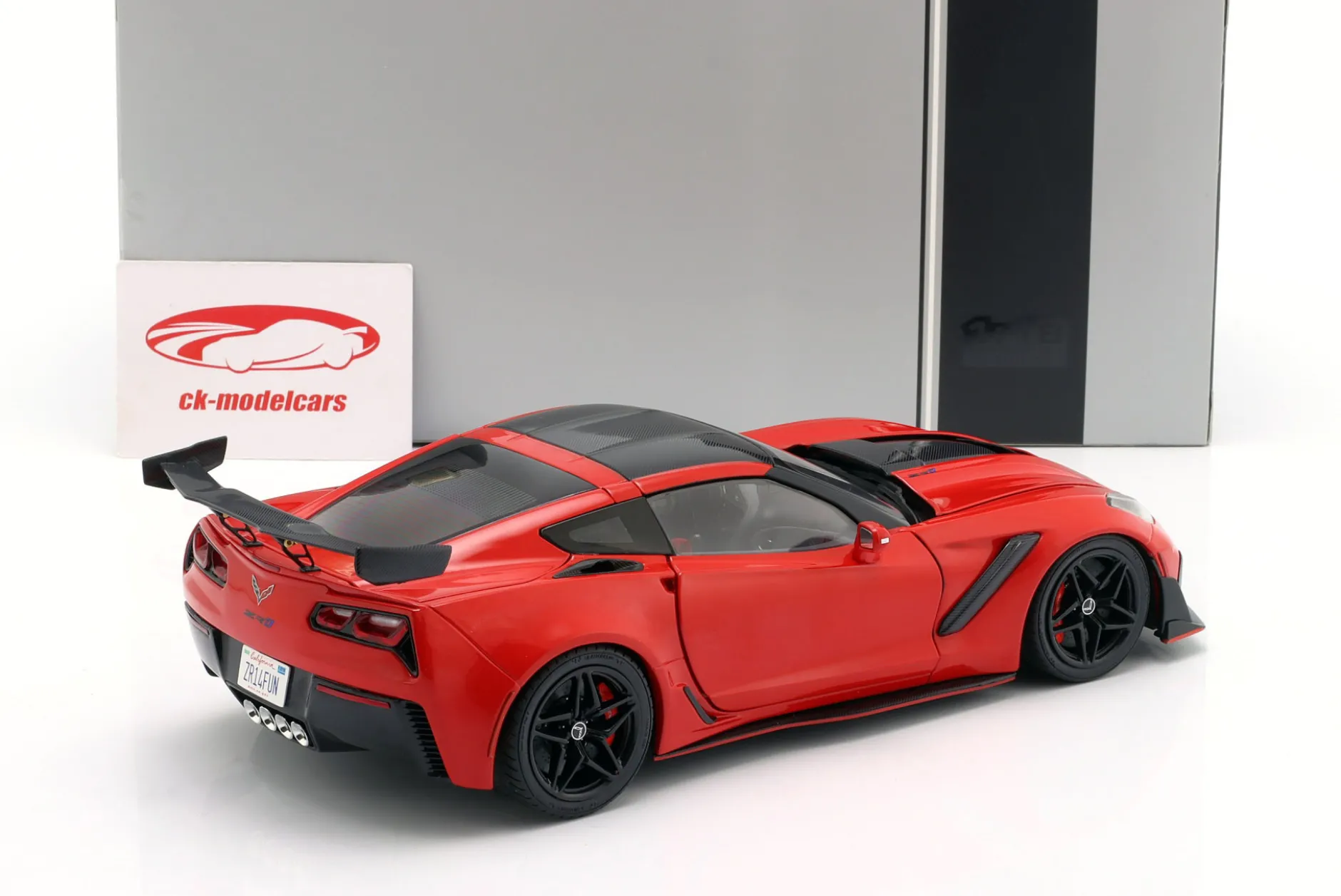 Chevrolet Corvette C7 ZR1 Baujahr 2019 rot 1:18 Ixo