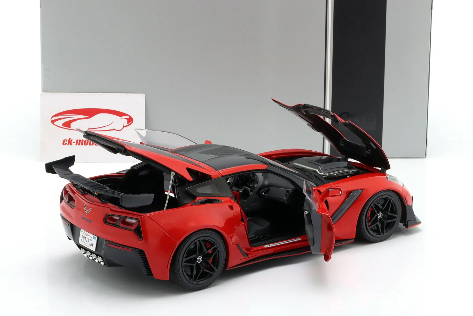 Chevrolet Corvette C7 ZR1 Baujahr 2019 rot 1:18 Ixo