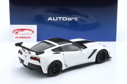 Chevrolet Corvette C7 ZR1 Baujahr 2019 arktik weiß 1:18 AUTOart