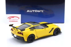Chevrolet Corvette C7 ZR1 Baujahr 2019 racing gelb 1:18 AUTOart