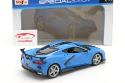 Chevrolet Corvette Stingray Coupe Baujahr 2020 blau / schwarz 1:18 Maisto