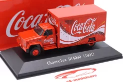 Chevrolet D14000 Coca-Cola Lieferwagen Baujahr 1991 rot 1:72 Edicola