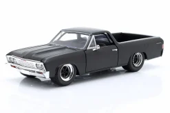 Chevrolet El Camino 1967 Fast X (Fast & Furious 10) 1:24 mattschwarz Jada Toys