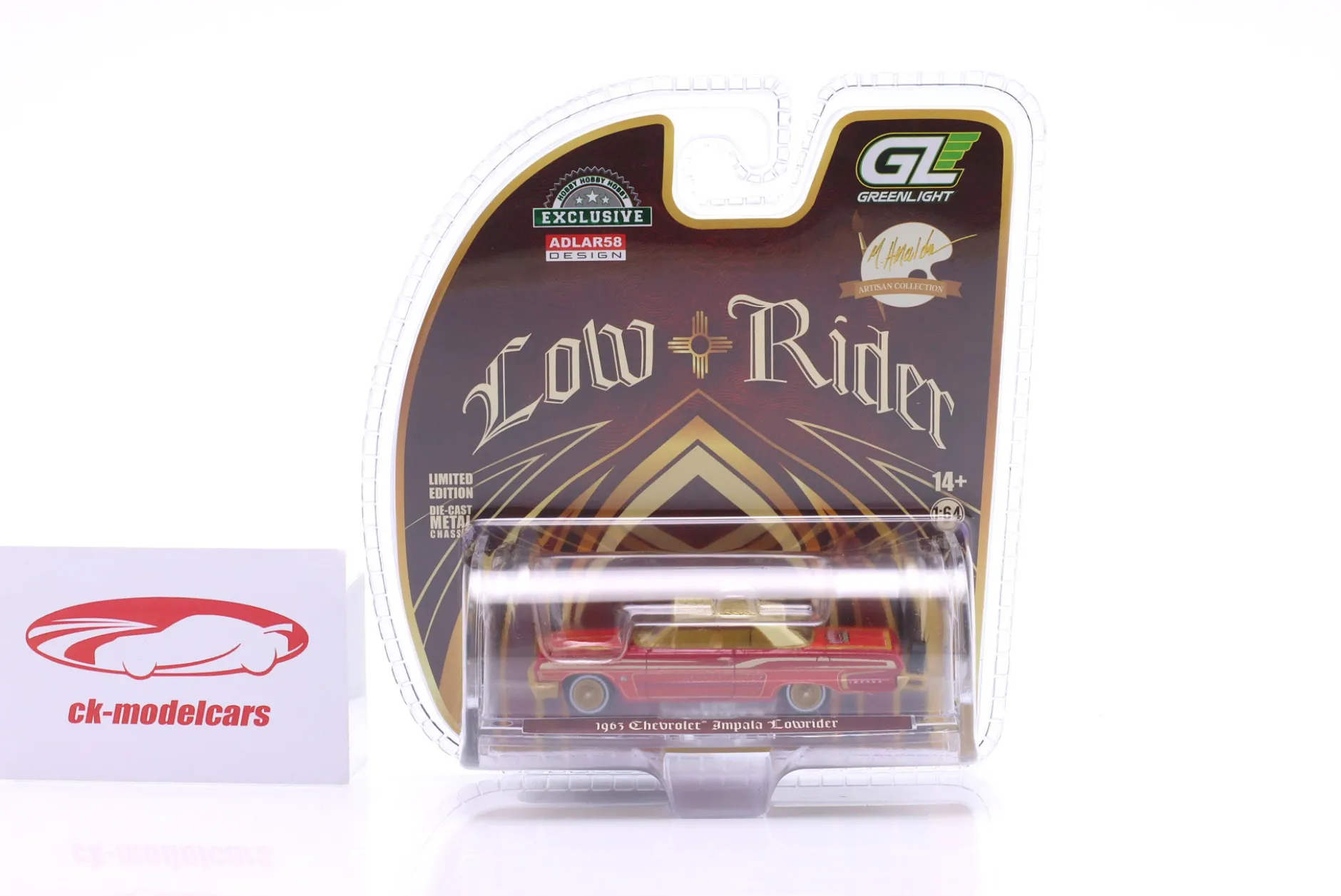 Chevrolet Impala Lowrider 1963 Michael Heralda pink 1:64 Greenlight