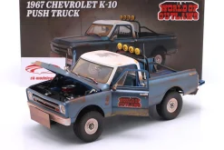 Chevrolet K-10 Push Truck World of Outlaws 1967 blau 1:18 GMP