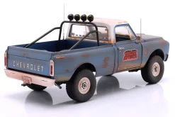 Chevrolet K-10 Push Truck World of Outlaws 1967 blau 1:18 GMP
