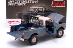 Chevrolet K-10 Push Truck World of Outlaws 1967 blau 1:18 GMP