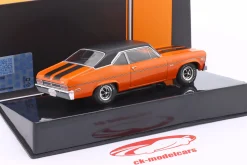Chevrolet Nova SS Baujahr 1971 orange / schwarz 1:43 Ixo