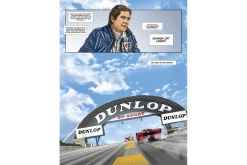 Comic-Set: Steve McQueen in LeMans + Und Steve McQueen erschuf LeMans / von Sandro Garbo