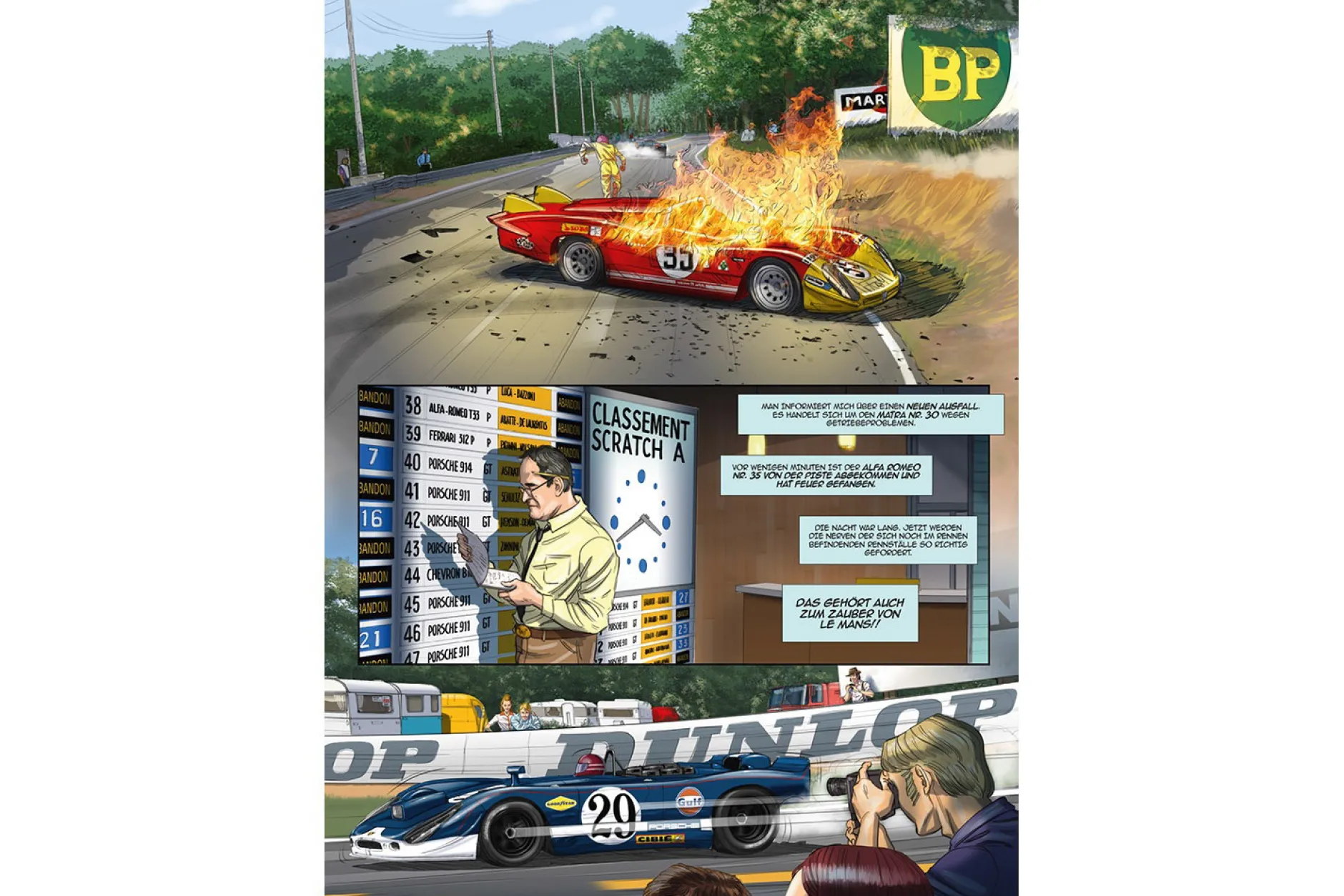 Comic: Und Steve McQueen erschuf LeMans (deutsch) / von Sandro Garbo