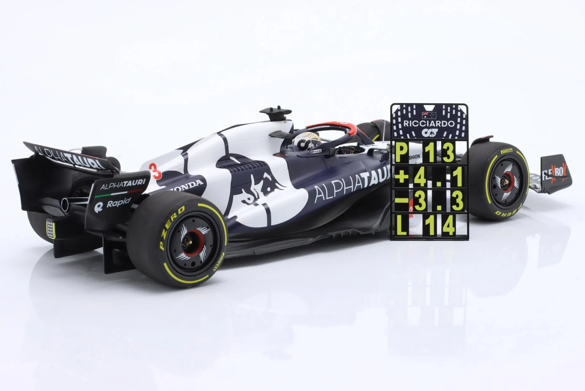 Daniel Ricciardo Alpha Tauri AT04 #3 Ungarn GP Formel 1 2023 1:18 Minichamps