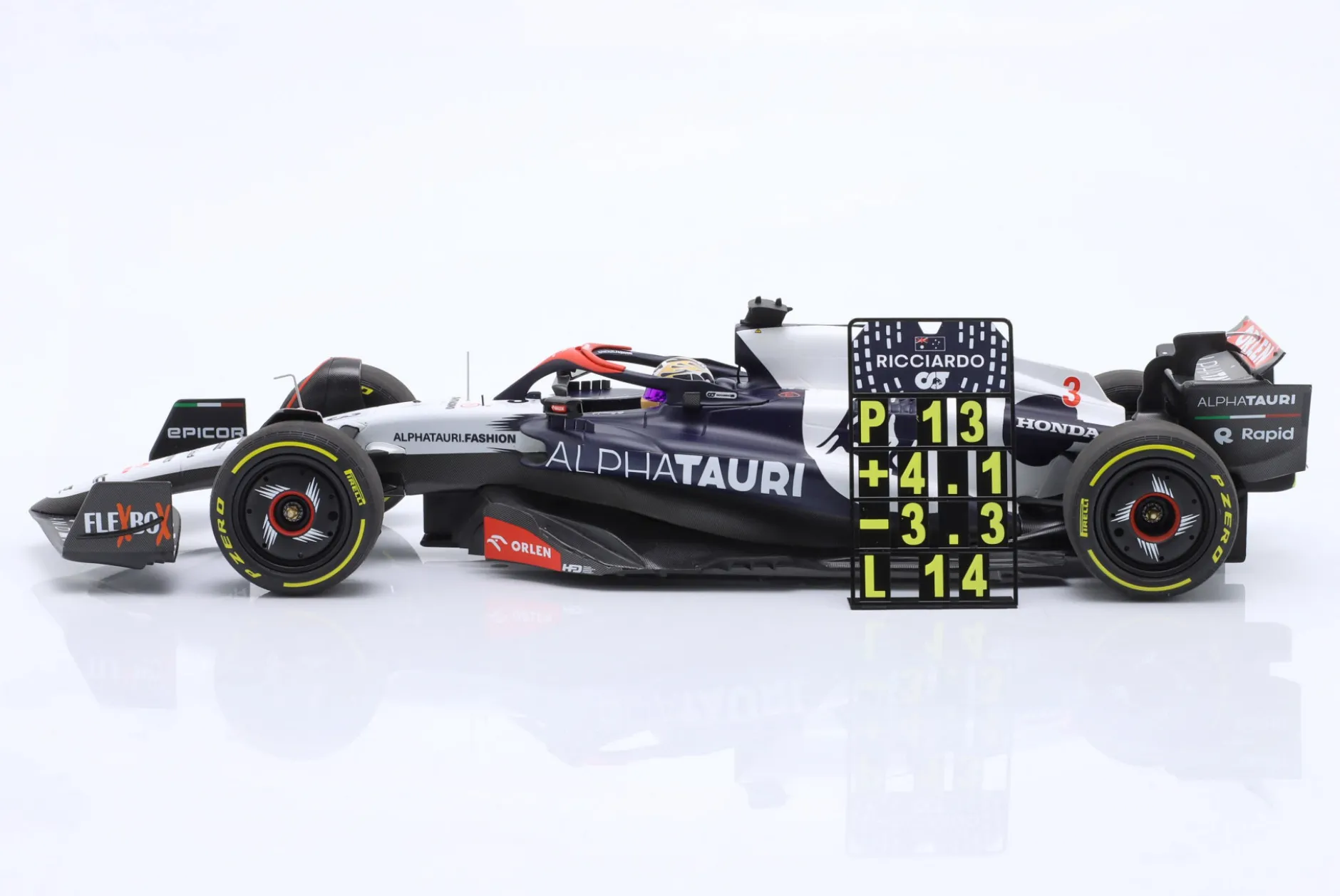 Daniel Ricciardo Alpha Tauri AT04 #3 Ungarn GP Formel 1 2023 1:18 Minichamps