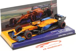 Daniel Ricciardo McLaren MCL35M #3 7th Bahrain GP Formel 1 2021 1:43 Minichamps
