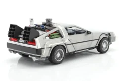 DeLorean Time Machine Flying Wheel Version Back to the Future II (1989) silber 1:24 Jada Toys