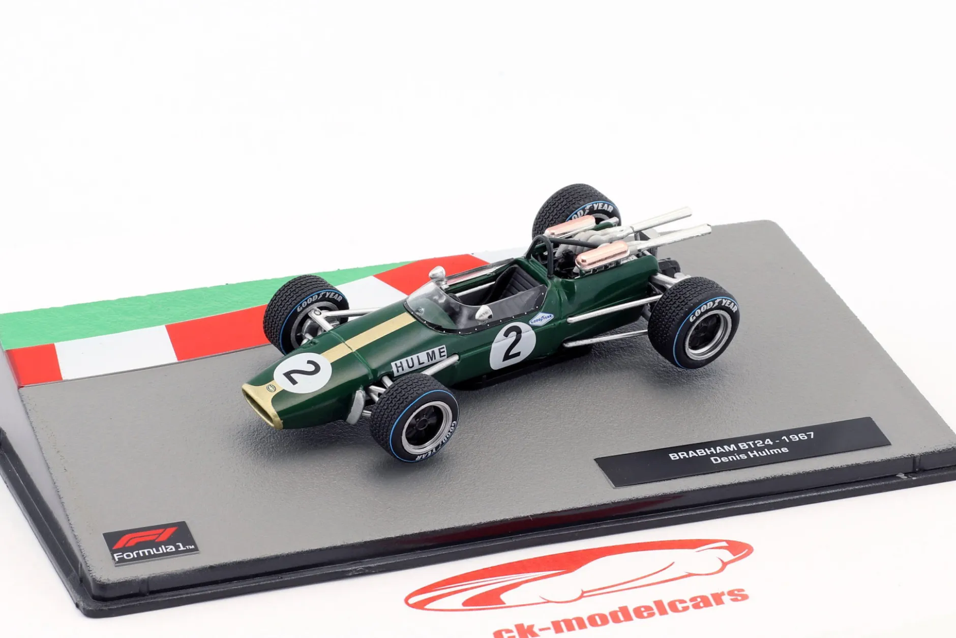 Denis Hulme Brabham BT24 #2 Formel 1 Weltmeister 1967 1:43 Altaya
