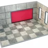 Diorama-Bausatz Garagen Set mit Fliesen Maßstab 1:18 Dioramatoys