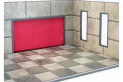 Diorama-Bausatz Garagen Set mit Fliesen Maßstab 1:18 Dioramatoys