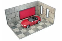 Diorama-Bausatz Garagen Set mit Fliesen Maßstab 1:18 Dioramatoys