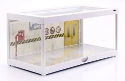 Diorama Einzelvitrine weiß mit LED-Beleuchtung f. Maßstab 1:18 / 1:24 Triple9
