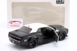 Dodge Challenger Demon Highway Police Baujahr 2023 schwarz / weiß 1:18 Solido