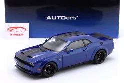 Dodge Challenger SRT Superstock Baujahr 2023 blau metallic 1:18 AUTOart