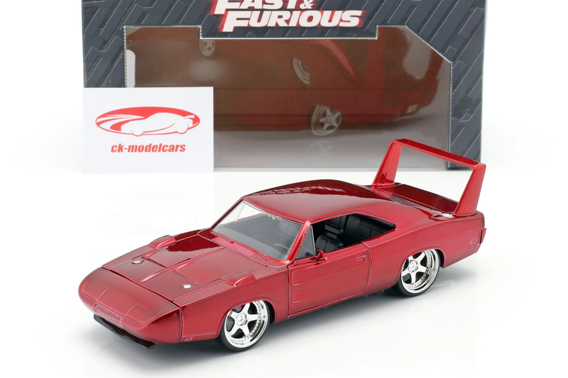 Dodge Charger Daytona Baujahr 1969 Fast and Furious 6 2013 rot 1:24 Jada Toys