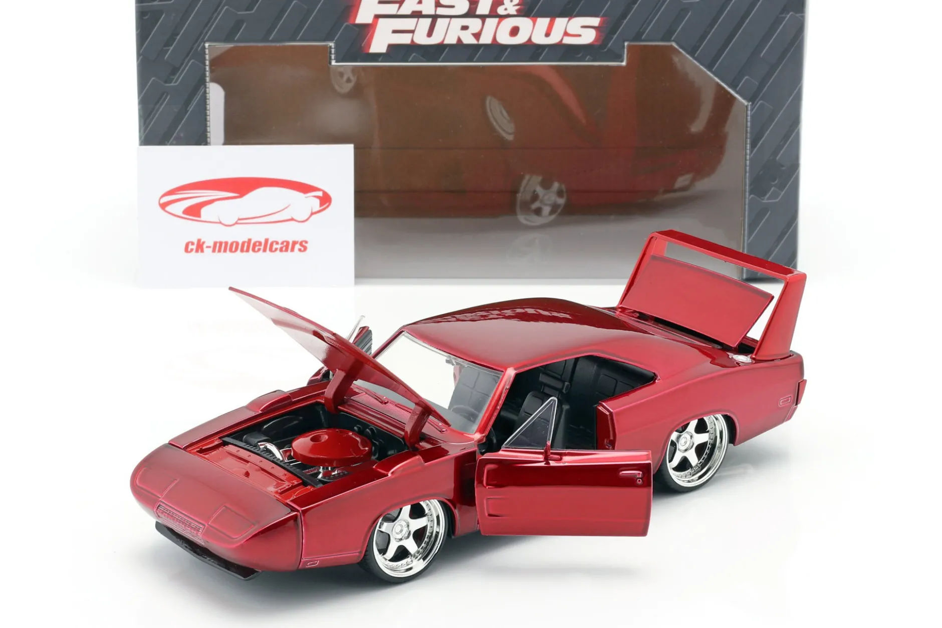 Dodge Charger Daytona Baujahr 1969 Fast and Furious 6 2013 rot 1:24 Jada Toys