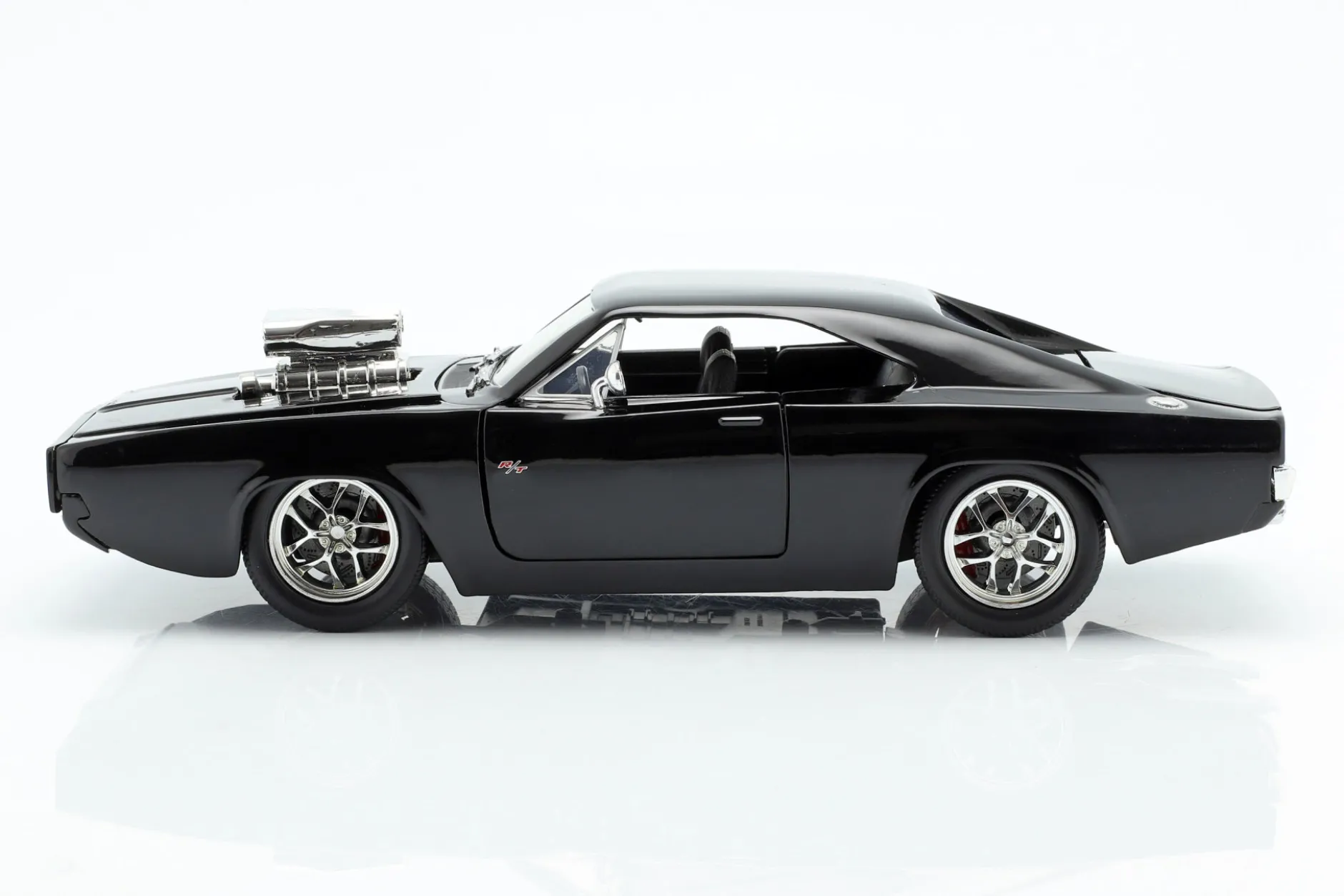 Dodge Charger R/T Baujahr 1970 Fast and Furious 7 2015 schwarz 1:24 Jada Toys
