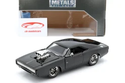 Dodge Charger R/T Baujahr 1970 Fast and Furious 7 2015 schwarz 1:24 Jada Toys