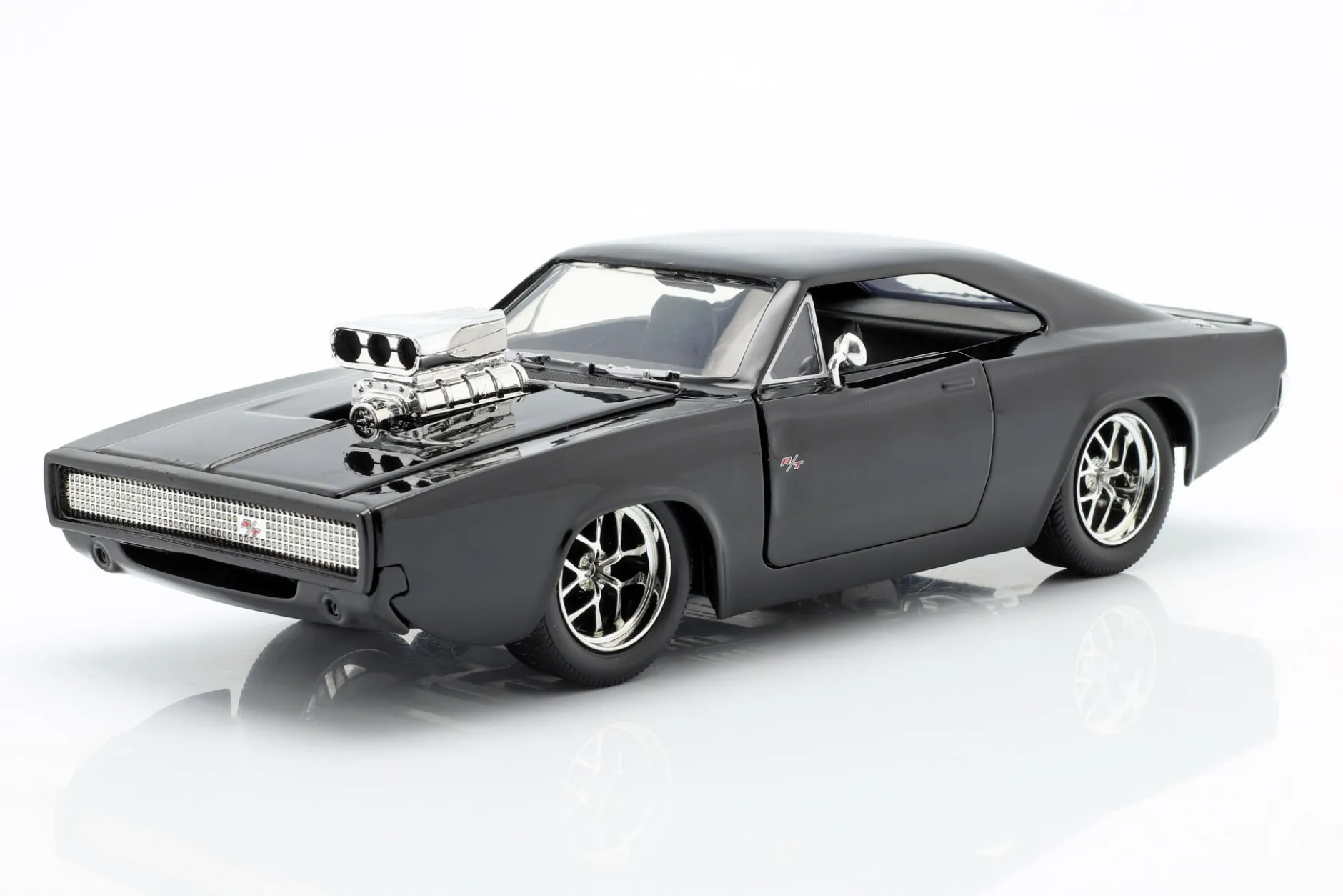 Dodge Charger R/T Baujahr 1970 Fast and Furious 7 2015 schwarz 1:24 Jada Toys